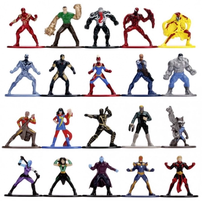 Marvel Kovinske zbirateljske nanofigure, 20 kosov