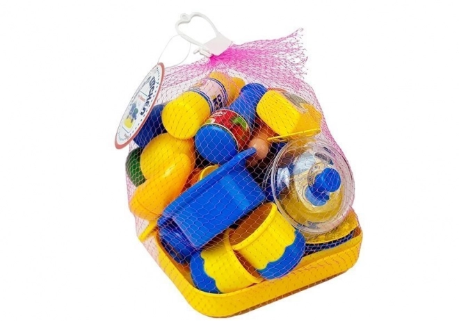 Set plastičnega posodja Little Cook Lončki