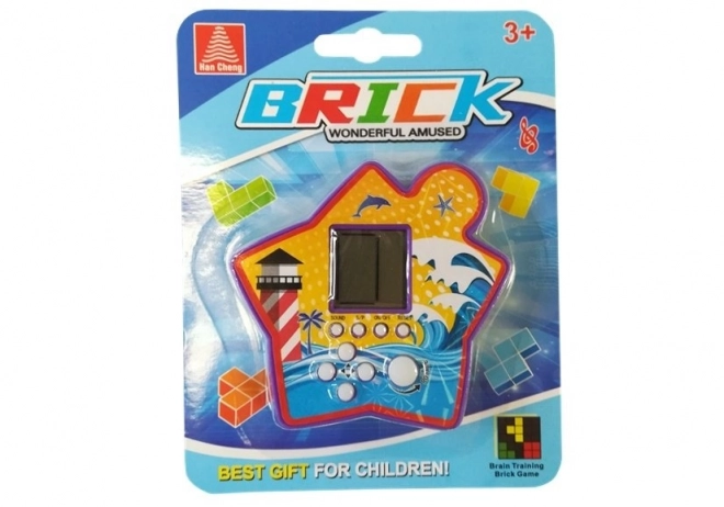 Žepna Elektronska Igra Tetris Vijolična