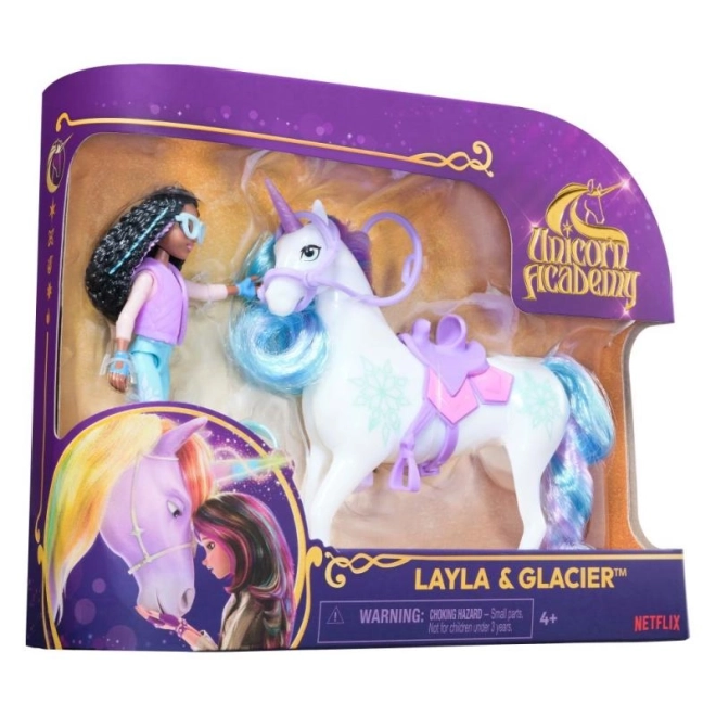 Figurice Akademije samorogov 11 cm Layla in Glacier