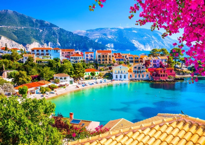 Enjoy sestavljanka Vas Assos na Kefaloniji, Grčija – 1000 koščkov