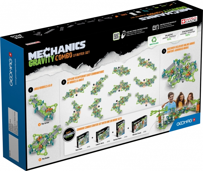 Geomag Mechanics Začetni komplet 153 kosov