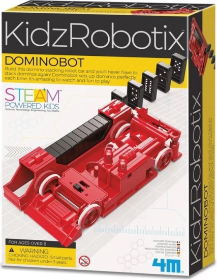 Izobraževalni komplet Dominobot – robot za polaganje domina
