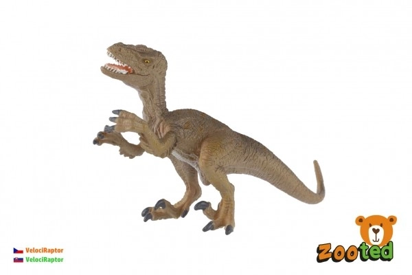 Velociraptor zooted plast 16cm v vrečki