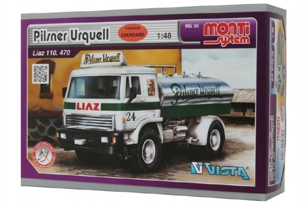 Stavebnica Monti System MS 36 Pilsner Urquell Liaz 1:48 v škatli 22x15x6cm