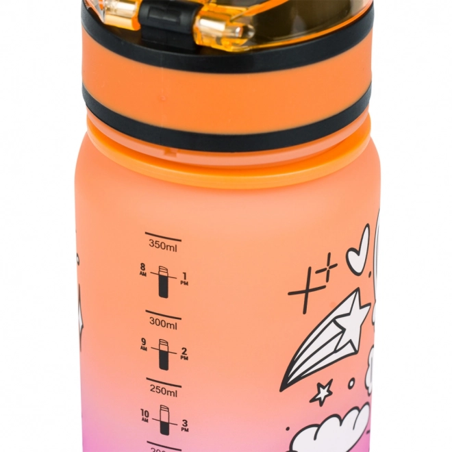 BAAGL Tritanova steklenička za pitje Gradient Enorog 350 ml
