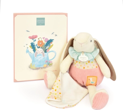 Darilni komplet Zajček Ciboulette z odejico 28 cm