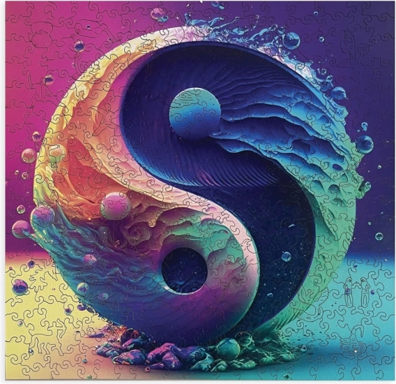 Edinstven dizajn Yin Yang