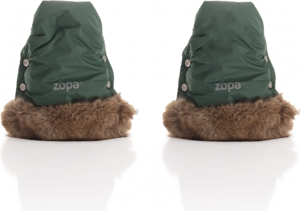 Zimske rokavice Fluffy 2, jezersko zelene