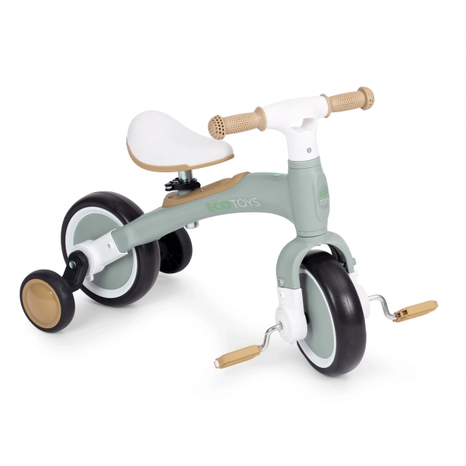 Ravnotežno kolo s pedali - vadbena kolesca 3v1 ECOTOYS