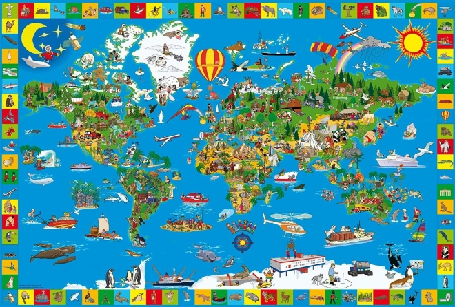 Puzzle Tvoj osupljivi svet 200 kosov
