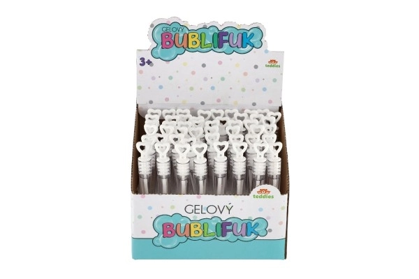 Mini mehurček 5 ml gel bela poročna 10,5 cm