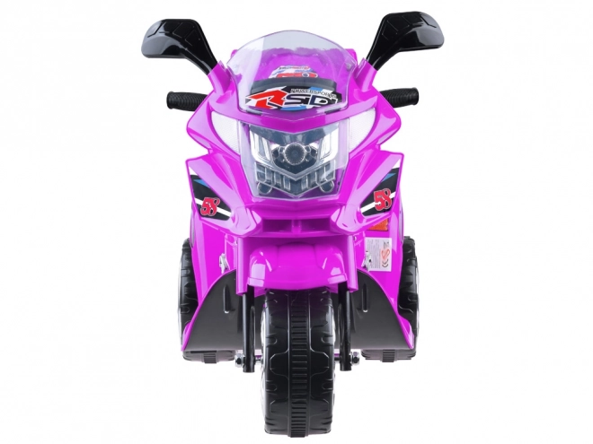 Otroški športni motocikel z barvno LED razsvetljavo – Roza