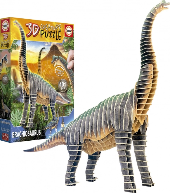 3D puzzle Brachiosaurus - 101 kosov