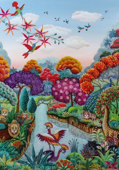 Heye puzzle Eksotični vrt: Raj cvetja 500 koščkov