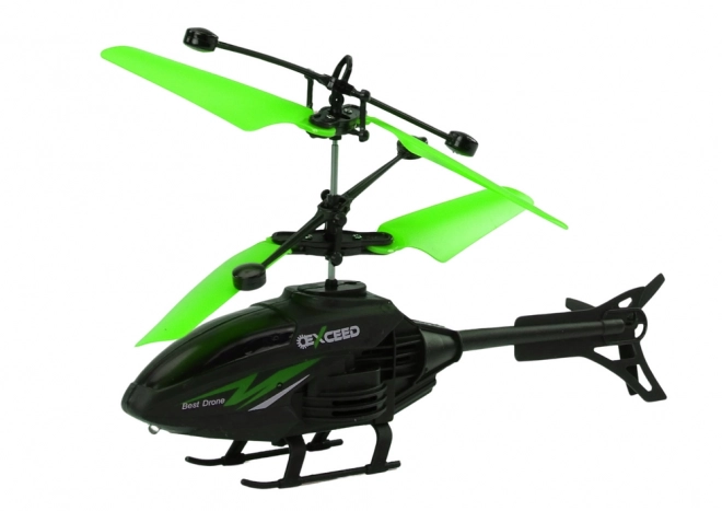 Daljinsko vodeni RC helikopter z giroskopom – zelena