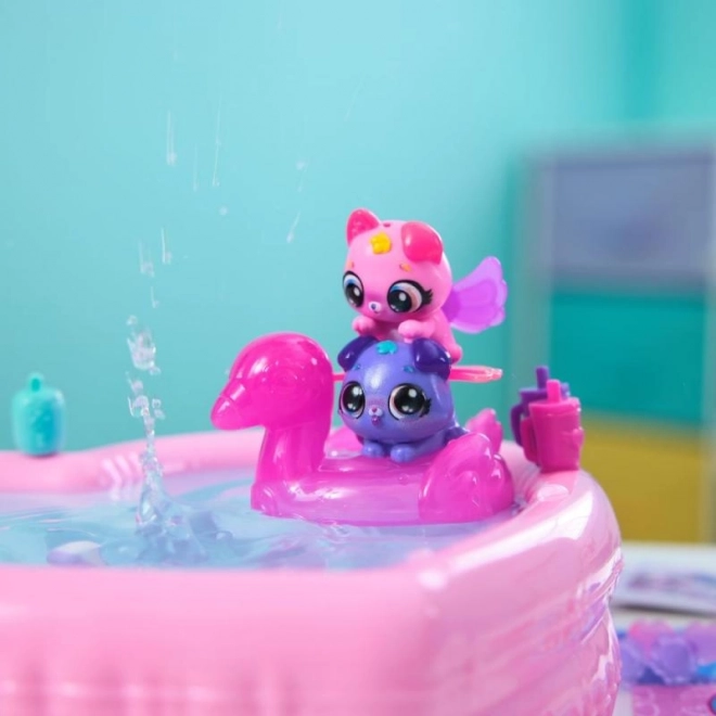 Živalce Hatchimals na bazenski zabavi