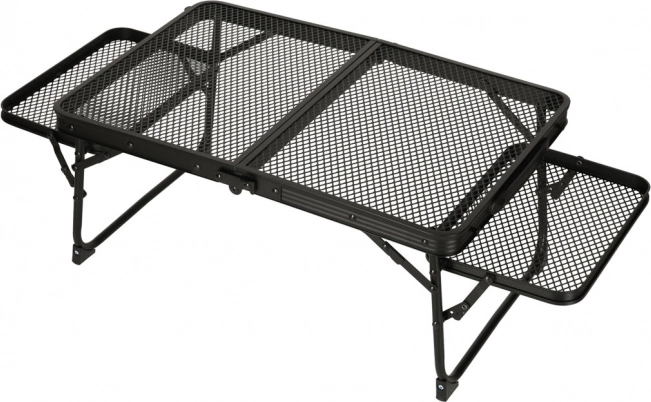 Zložljiva kamping miza z aluminijasto konstrukcijo