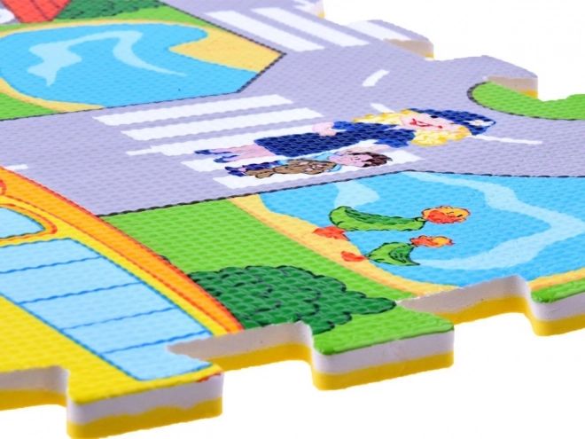 Pena podloga na ulici puzzle EVA ZA2510