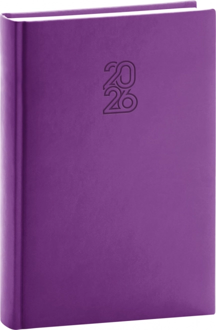 Dnevni dnevnik Vijoličasti Aprint 2026