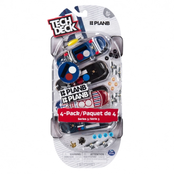 Tech Deck fingerboard štiripaketno