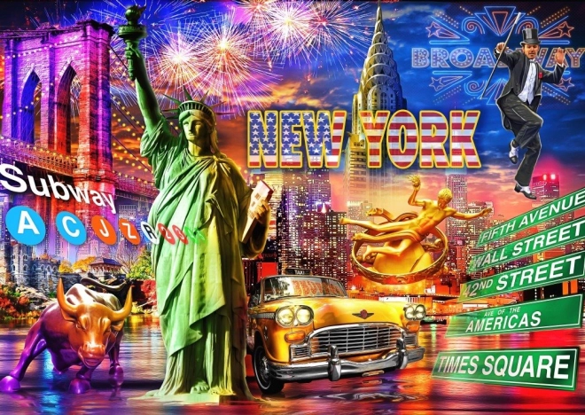 Sestavljanka New York 3000 kosov