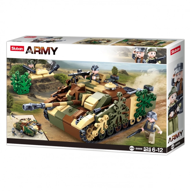 Sluban Army N38-B0858 Maskirani oklepni tank