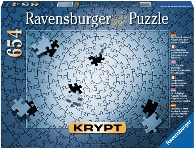 RAVENSBURGER sestavljanka KRYPT srebrna – 654 kosov