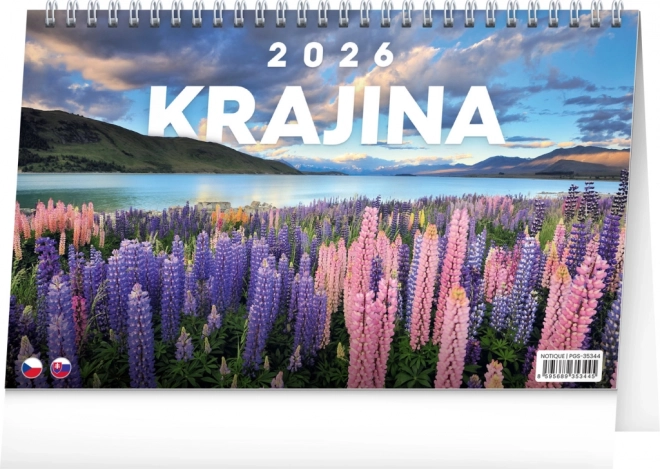 Namizni koledar Pokrajina 2026