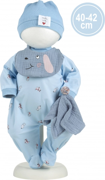 Oblačilo za dojenčka New Born velikost 40–42 cm z dodatki