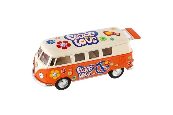 Avtobus Kinsmart VW Klasičen kov/plast 13cm na vzmetni pogon