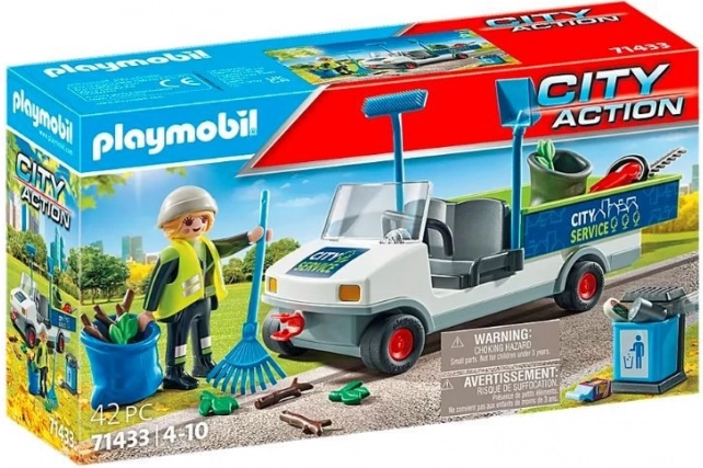 City Action Mestno čiščenje z električnim vozilom