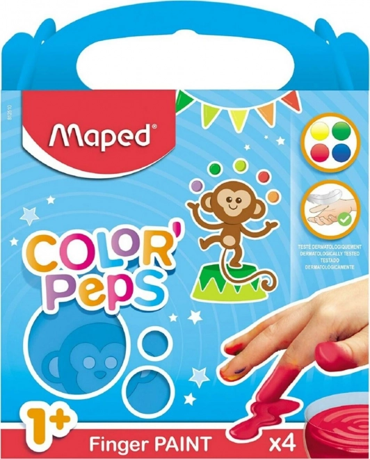 Barve za prste Maped 4 barve