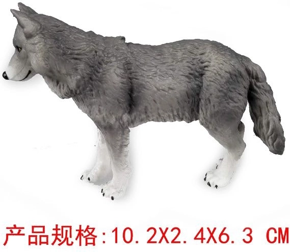 Figurica sivega volka 10 cm