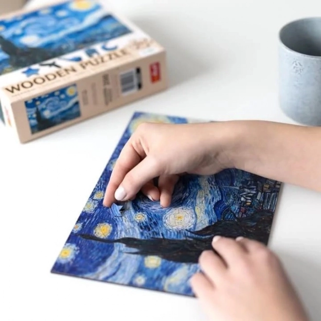 Lesena sestavljanka Vincent van Gogh - Zvezdna noč 200 kosov