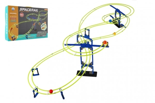 Plastična steza za žogice spacerail 220 kosov v škatli 39x28x7cm