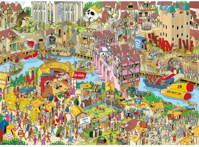 Gibsons Jokesaws Puzzle: Shakespeare Shuffle 1000 koščkov