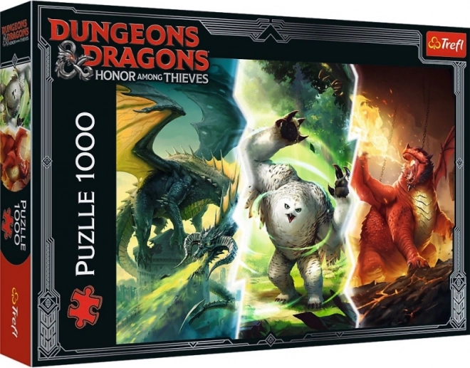 Sestavljanka 1000 kosov Legendarne pošasti iz FAERÛNA – DUNGEONS & DRAGONS