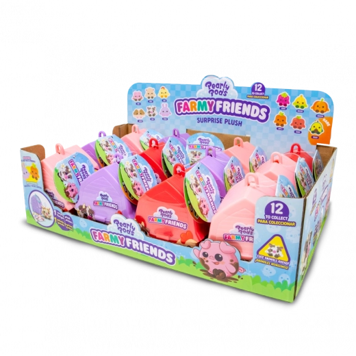 Pearly Pods prijatelji s kmetije – zbirateljsko presenečenje pliškoti v mini hlevčku
