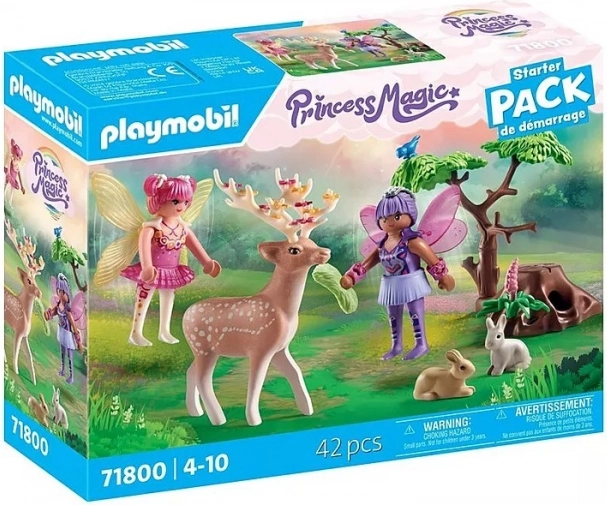 Komplet figur PLAYMOBIL vile z gozdnimi živalmi