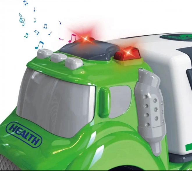 Woopie City Truck za smeti zvokovni in svetlobni efekti