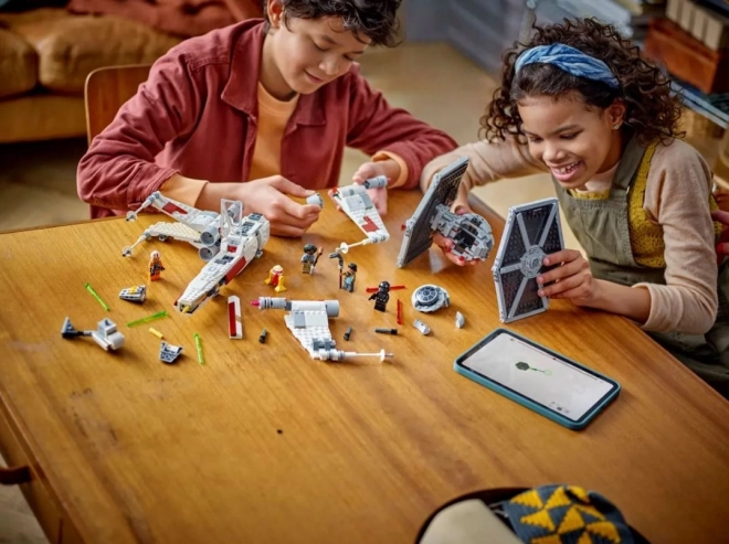 LEGO Star Wars 75393 TIE Fighter in X-Wing - kombinirani komplet