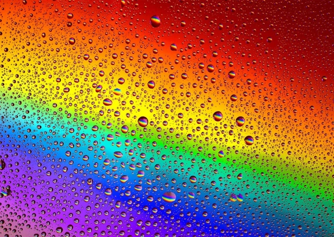 Puzzle Enjoy Mavrične kapljice 1000 koščkov