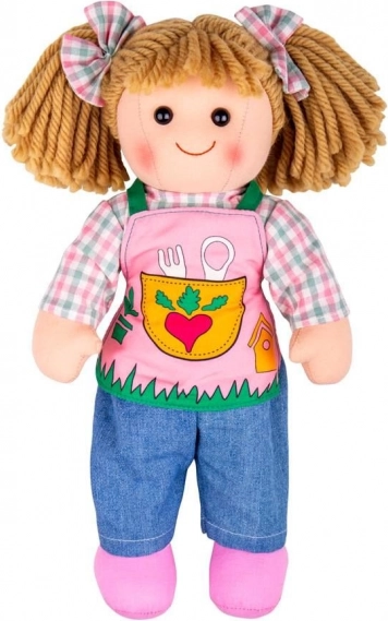 Bigjigs Toys tekstilna punčka Elsie 34 cm