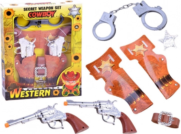 Kavbojski igralni set z revolverji