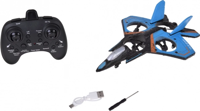 Daljinsko vodeni dron Quadcopter z LED diodami