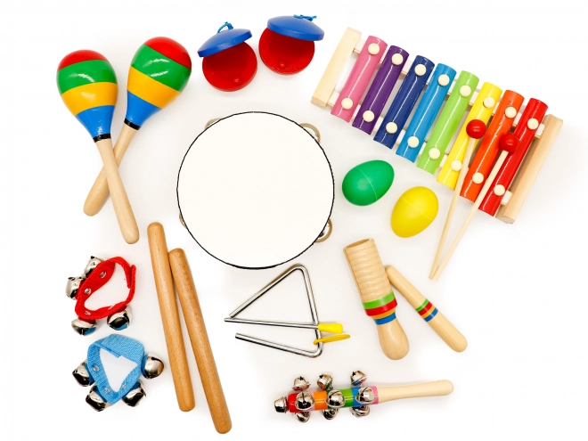 ECOTOYS Glasbeni set v nahrbtniku