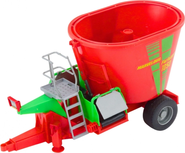 Funkcionalna prikolica z mešalnikom krme