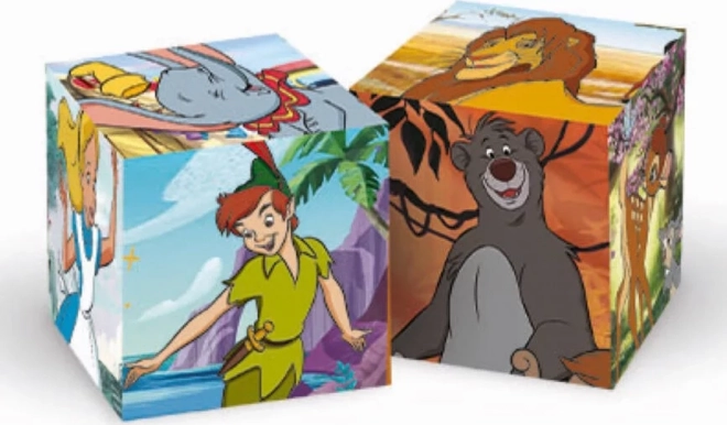 CLEMENTONI Slikovne kocke Disney klasika, 6 kock