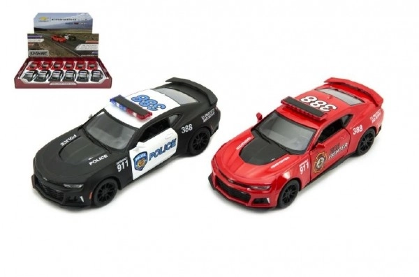 Avto Kinsmart Chevrolet Camaro policija/gasilci 12cm kovina/plastika